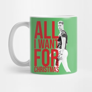 All I Want for Christmas is Joe Burrow Mug